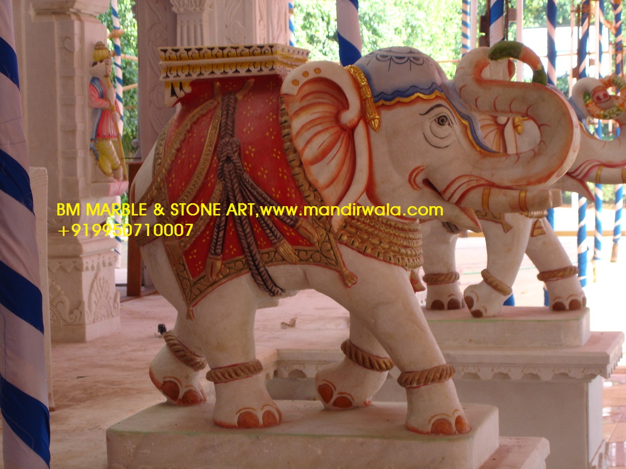 Manufacturers Exporters and Wholesale Suppliers of Marble Elephant Statue Maharashtra Maharashtra